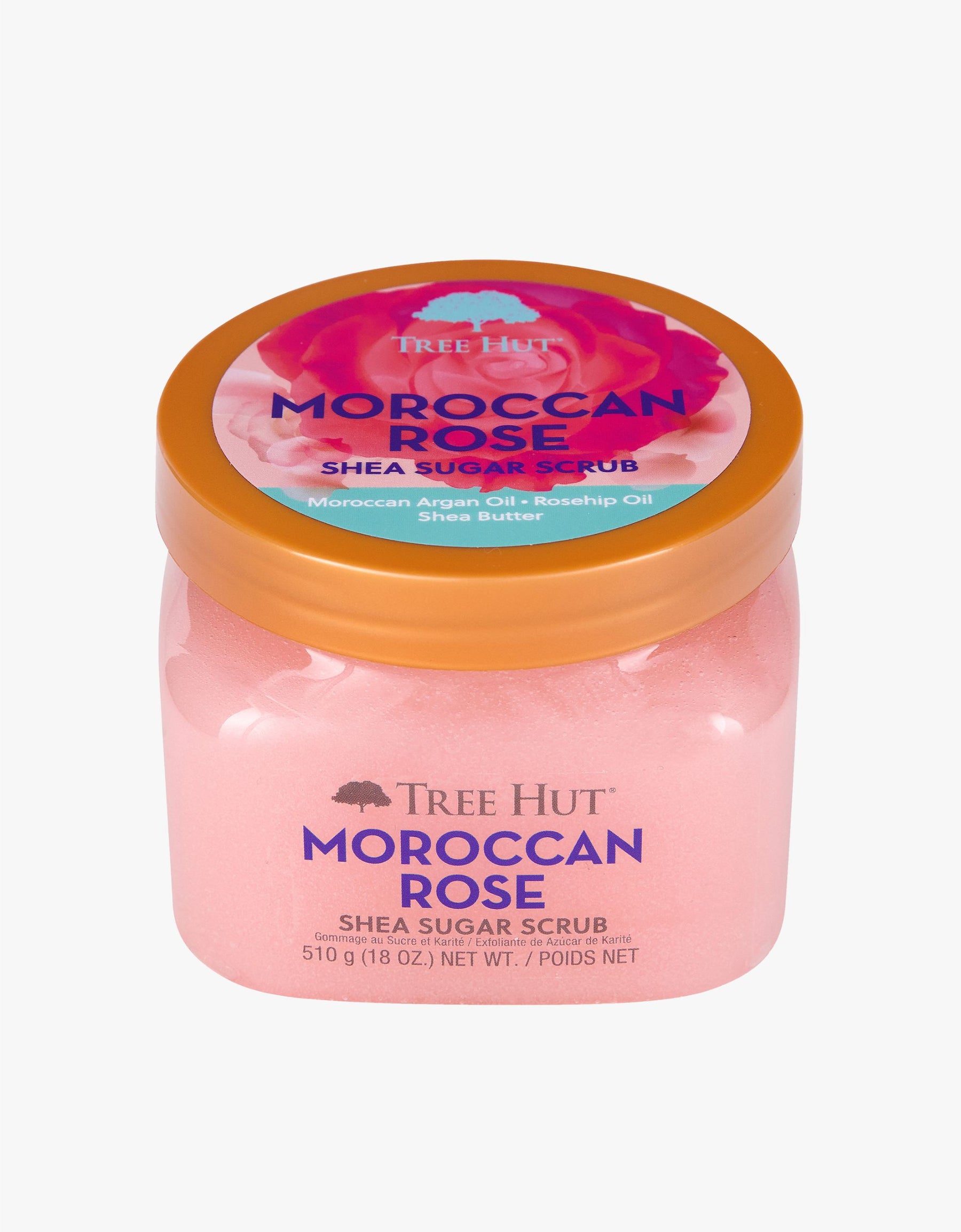 (4) Tree Hut Shea Body Butter, Moroccan Rose, shops 7 oz Jar Cream Lotion